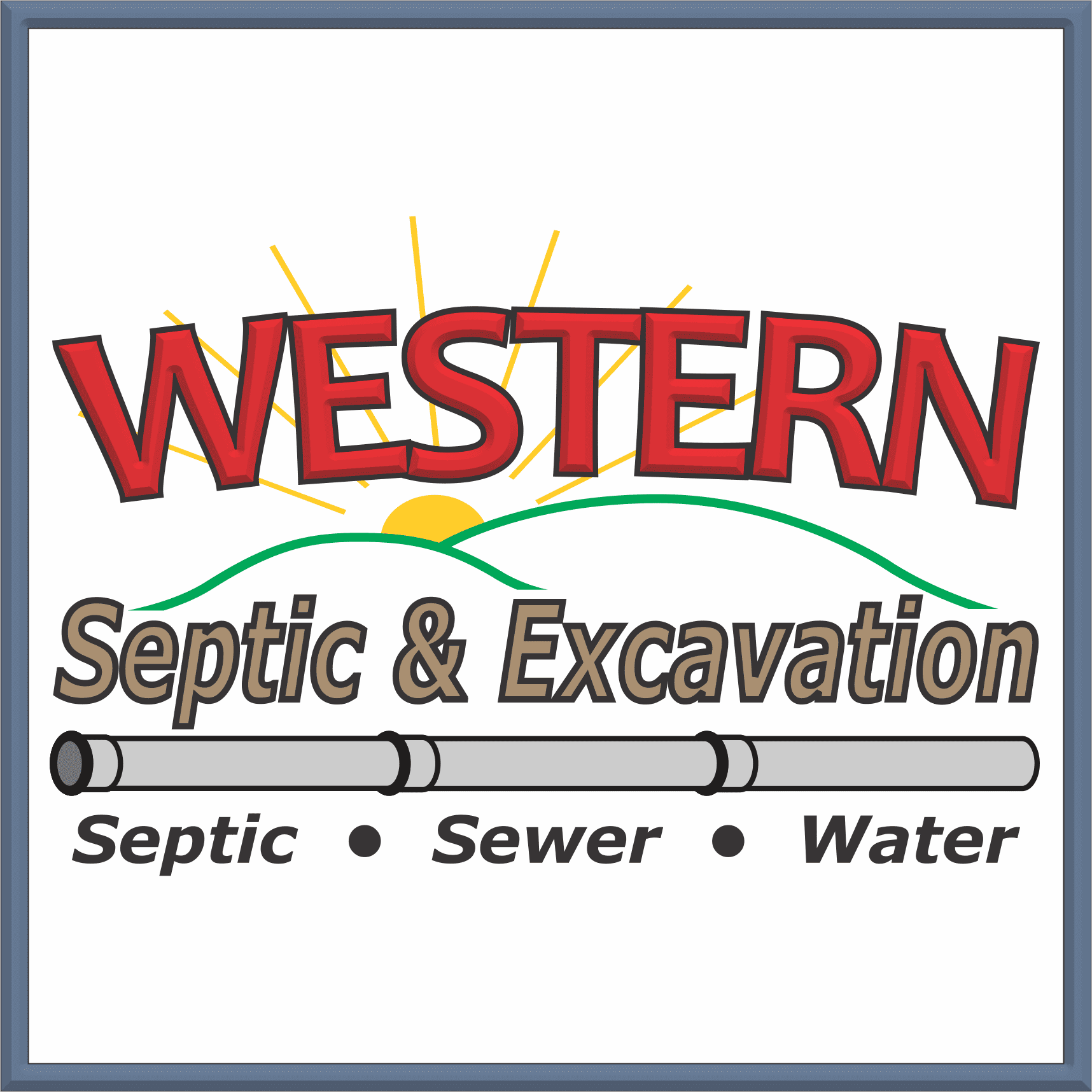 Western Septic & Excavation logo