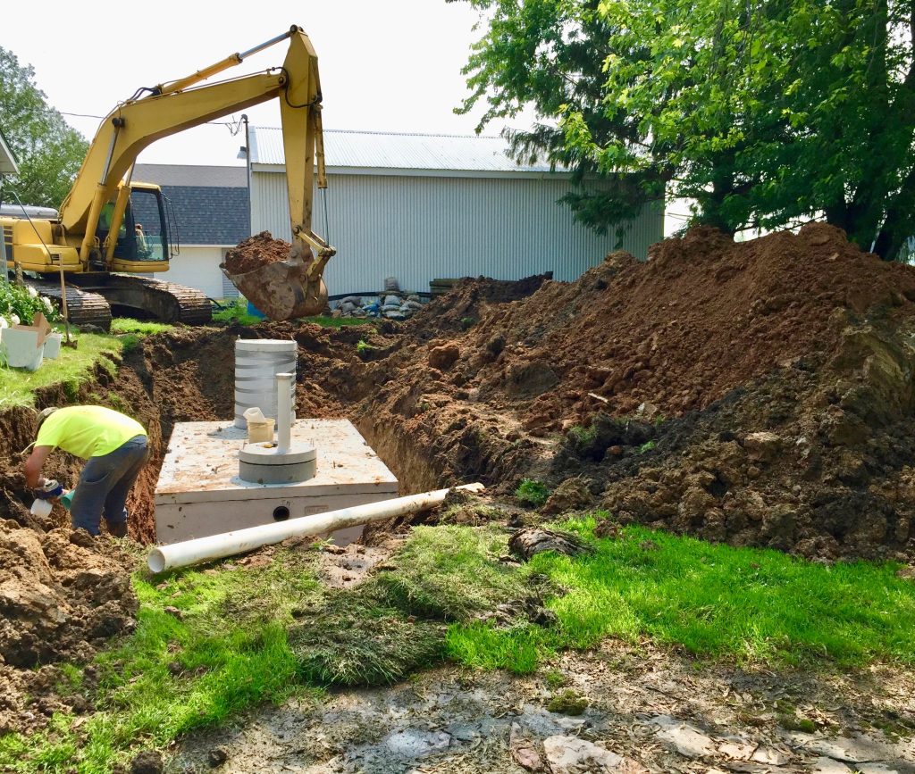 septic tank installation